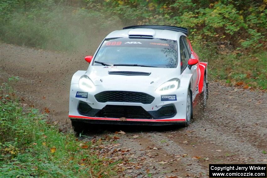 Tom Williams / Hannah McKillop Ford Fiesta R5 on SS3, Bob Lake S-N I.