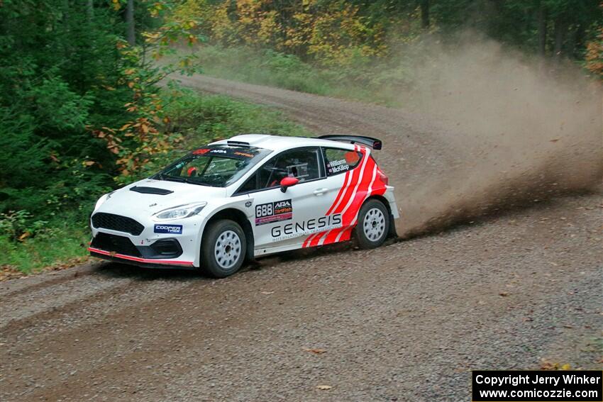 Tom Williams / Hannah McKillop Ford Fiesta R5 on SS3, Bob Lake S-N I.