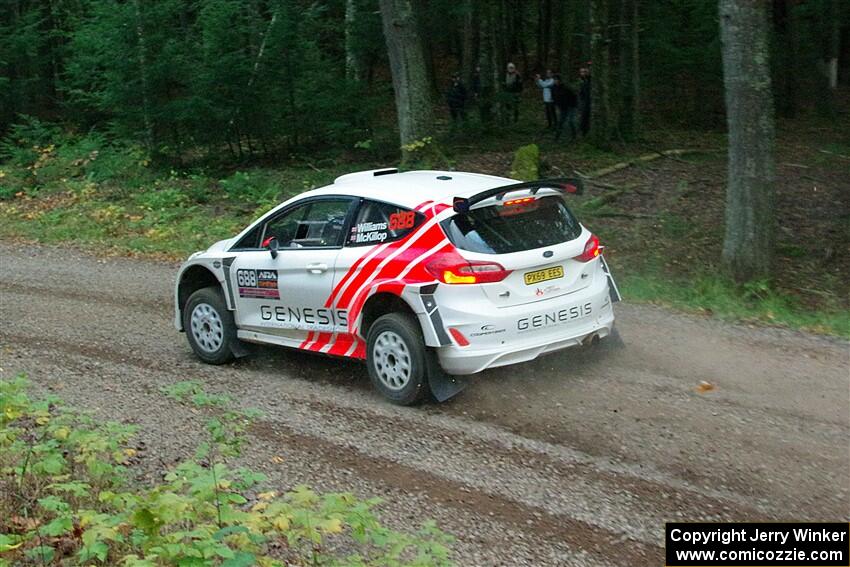 Tom Williams / Hannah McKillop Ford Fiesta R5 on SS3, Bob Lake S-N I.