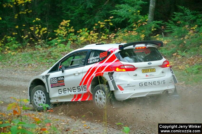 Tom Williams / Hannah McKillop Ford Fiesta R5 on SS3, Bob Lake S-N I.