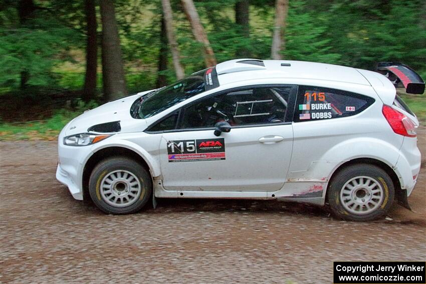 Joseph Burke / Nick Dobbs Ford Fiesta R5 on SS3, Bob Lake S-N I.