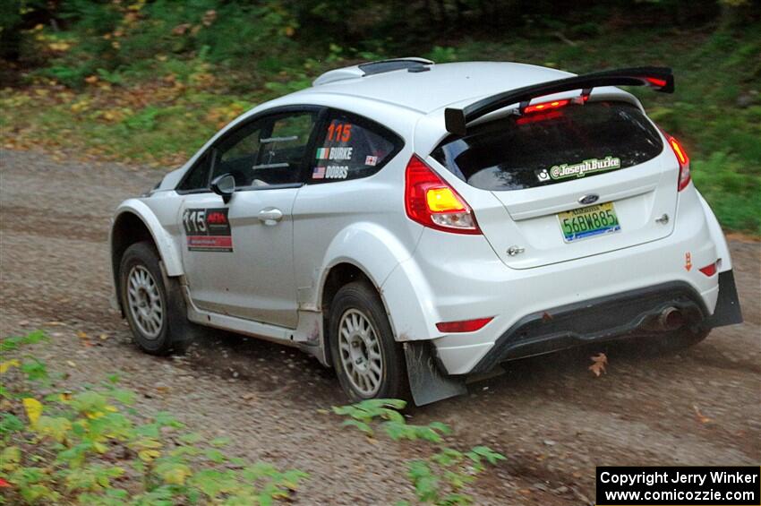 Joseph Burke / Nick Dobbs Ford Fiesta R5 on SS3, Bob Lake S-N I.