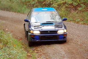 Jimmy Pelizzari / Kate Stevens Subaru Impreza on SS3, Bob Lake S-N I.