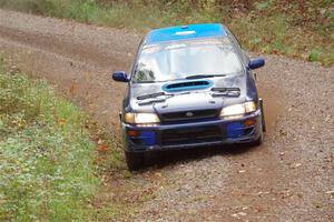 Jimmy Pelizzari / Kate Stevens Subaru Impreza on SS3, Bob Lake S-N I.