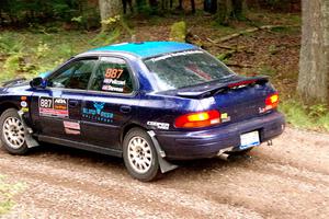 Jimmy Pelizzari / Kate Stevens Subaru Impreza on SS3, Bob Lake S-N I.