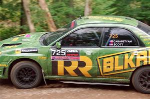 Dave Carapetyan / Ryan Scott Subaru WRX STi on SS3, Bob Lake S-N I.