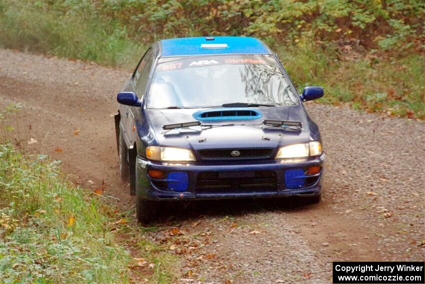Jimmy Pelizzari / Kate Stevens Subaru Impreza on SS3, Bob Lake S-N I.