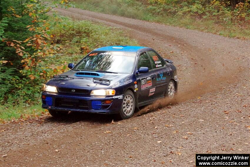 Jimmy Pelizzari / Kate Stevens Subaru Impreza on SS3, Bob Lake S-N I.