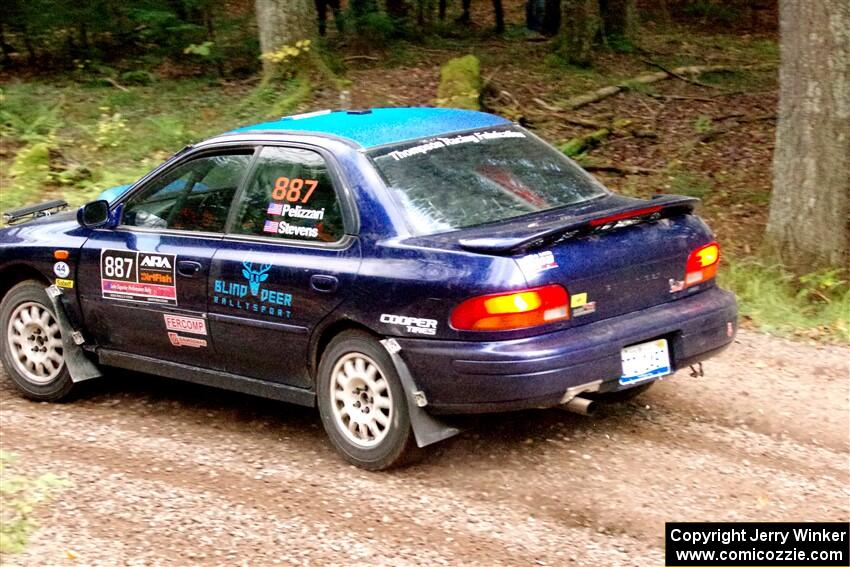 Jimmy Pelizzari / Kate Stevens Subaru Impreza on SS3, Bob Lake S-N I.