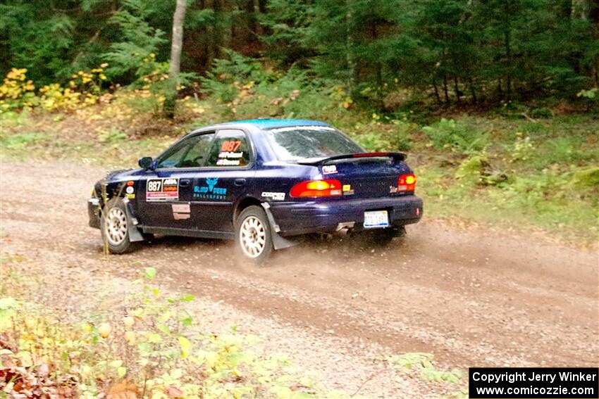 Jimmy Pelizzari / Kate Stevens Subaru Impreza on SS3, Bob Lake S-N I.