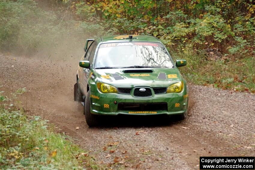Dave Carapetyan / Ryan Scott Subaru WRX STi on SS3, Bob Lake S-N I.