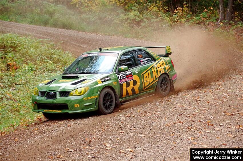 Dave Carapetyan / Ryan Scott Subaru WRX STi on SS3, Bob Lake S-N I.