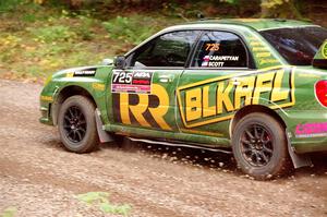 Dave Carapetyan / Ryan Scott Subaru WRX STi on SS3, Bob Lake S-N I.
