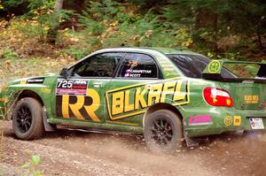 Dave Carapetyan / Ryan Scott Subaru WRX STi on SS3, Bob Lake S-N I.