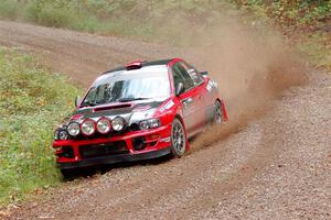 Mark Piatkowski / Aaron Crescenti Subaru Impreza 2.5RS on SS3, Bob Lake S-N I.