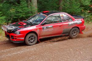Mark Piatkowski / Aaron Crescenti Subaru Impreza 2.5RS on SS3, Bob Lake S-N I.
