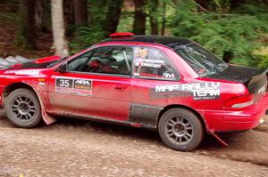 Mark Piatkowski / Aaron Crescenti Subaru Impreza 2.5RS on SS3, Bob Lake S-N I.