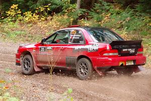 Mark Piatkowski / Aaron Crescenti Subaru Impreza 2.5RS on SS3, Bob Lake S-N I.