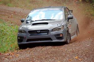 Zach Jacques / Ron Jacques Subaru WRX STi on SS3, Bob Lake S-N I.