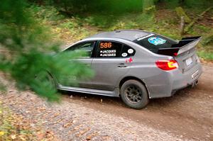 Zach Jacques / Ron Jacques Subaru WRX STi on SS3, Bob Lake S-N I.