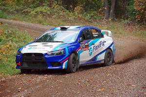 Will Graham / Claudia Barbera-Pullen Mitsubishi Lancer Evo X on SS3, Bob Lake S-N I.