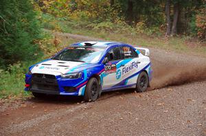 Will Graham / Claudia Barbera-Pullen Mitsubishi Lancer Evo X on SS3, Bob Lake S-N I.