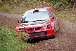 George Plsek / Krista Skucas Mitsubishi Lancer WRC on SS3, Bob Lake S-N I.