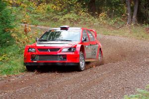 George Plsek / Krista Skucas Mitsubishi Lancer WRC on SS3, Bob Lake S-N I.