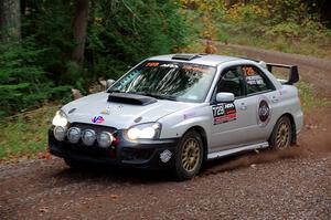 Dylan Murcott / Boyd Smith Subaru WRX STi on SS3, Bob Lake S-N I.