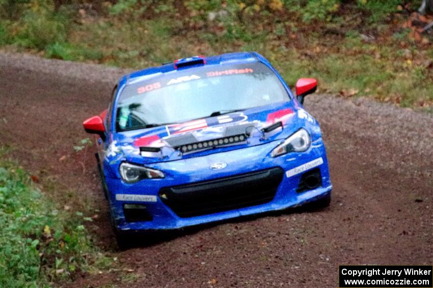 Santiago Iglesias / R.J. Kassel Subaru BRZ on SS3, Bob Lake S-N I.