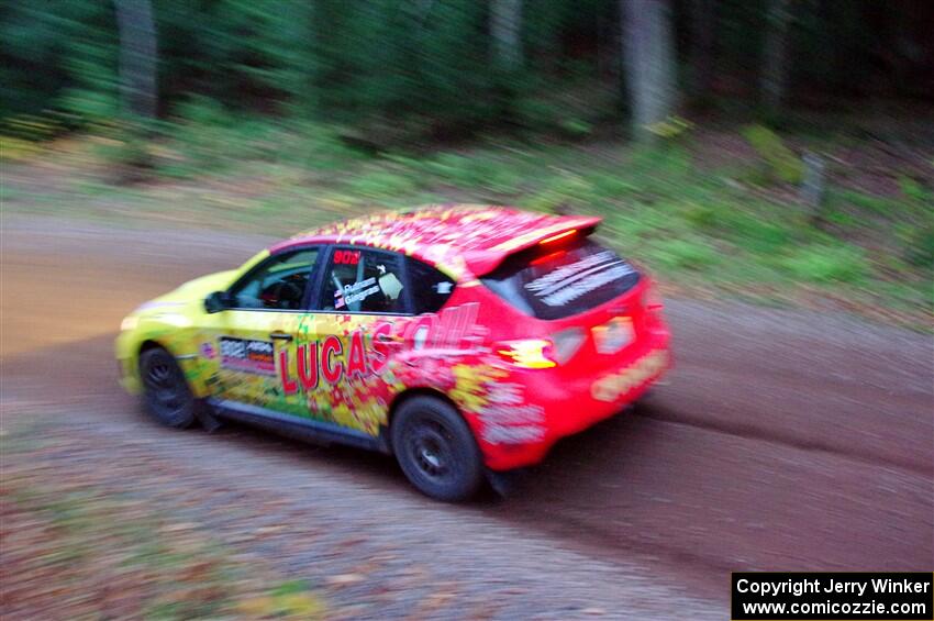 Scott Putnam / Katie Gingras Subaru WRX STi on SS3, Bob Lake S-N I.