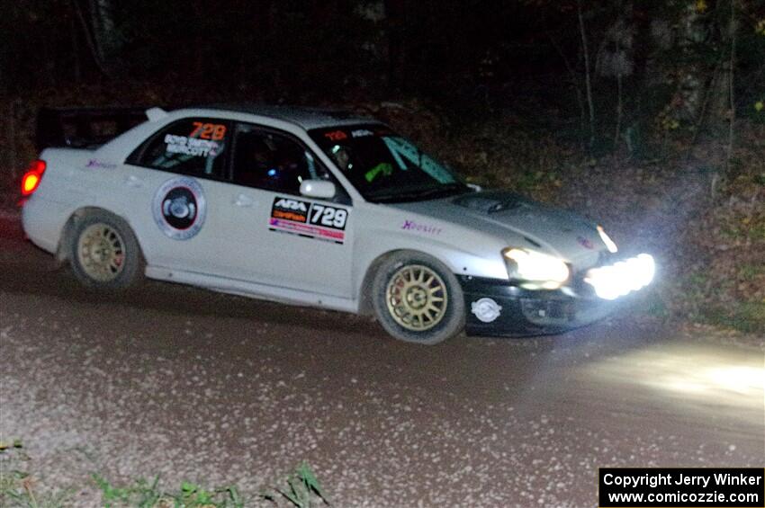 Dylan Murcott / Boyd Smith Subaru WRX STi on SS7, Bob Lake S-N II.