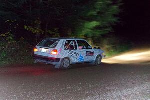 Mark Rokus / Tabitha Lohr VW GTI on SS7, Bob Lake S-N II.