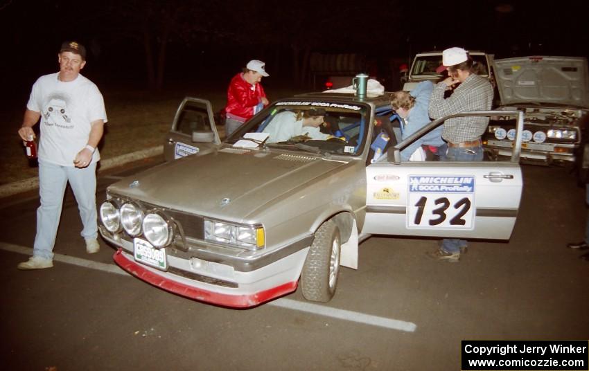 The Bob Burtis / Rick Burtis Audi Quattro Coupe on Friday before the event.(1)