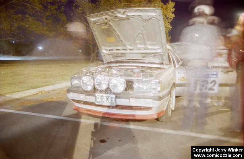 The Bob Burtis / Rick Burtis Audi Quattro Coupe on Friday before the event.(2)