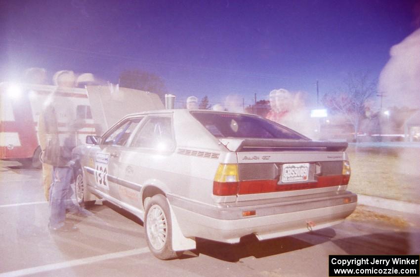 The Bob Burtis / Rick Burtis Audi Quattro Coupe on Friday before the event.(3)