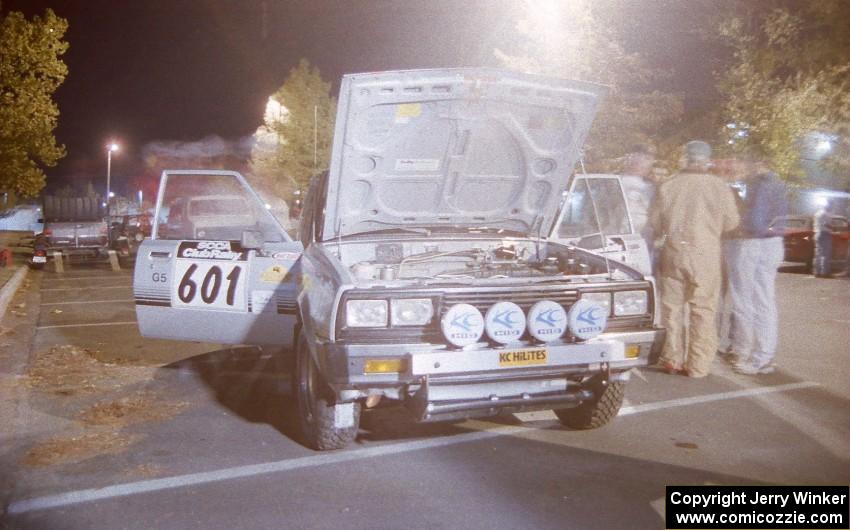 The Mike Halley / Emily Burton-Weinman Dodge Ram 50 goes through tech.(1)