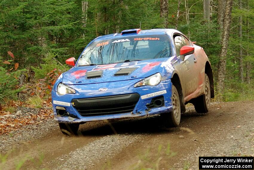 Santiago Iglesias / R.J. Kassel Subaru BRZ on SS13, Herman-Nestoria II.