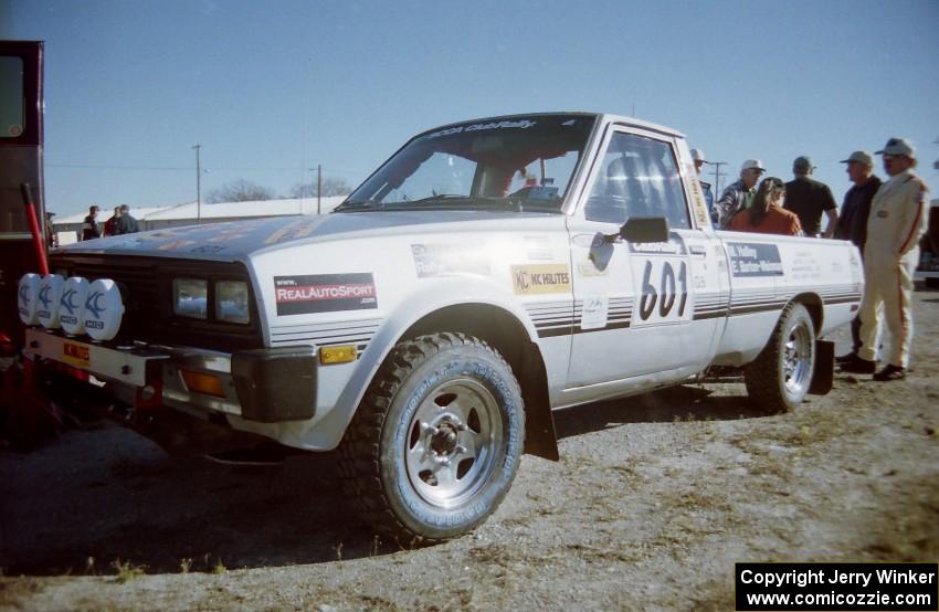 Mike Halley / Emily Burton-Weinman Dodge Ram 50 before the start of the event.