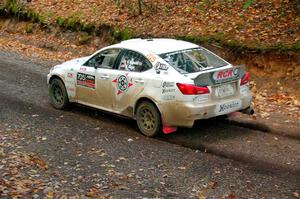 Nigel Maidment / Matt Vaught Lexus IS350 on SS14, Mount Marquette.