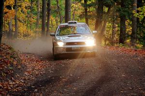Vivian Campbell / Michael Hordijk Subaru Impreza on SS14, Mount Marquette.