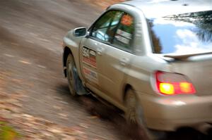 Vivian Campbell / Michael Hordijk Subaru Impreza on SS14, Mount Marquette.