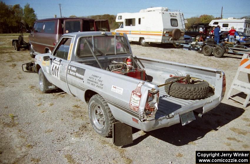 The Mike Halley / Emily Burton-Weinman Dodge Ram 50 post-pontoon boat slaying.