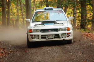 Tyler Matalas / Izaak Degenaer Subaru Impreza LX on SS14, Mount Marquette.