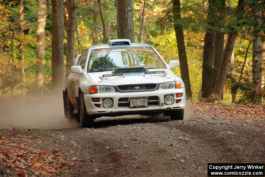 Tyler Matalas / Izaak Degenaer Subaru Impreza LX on SS14, Mount Marquette.