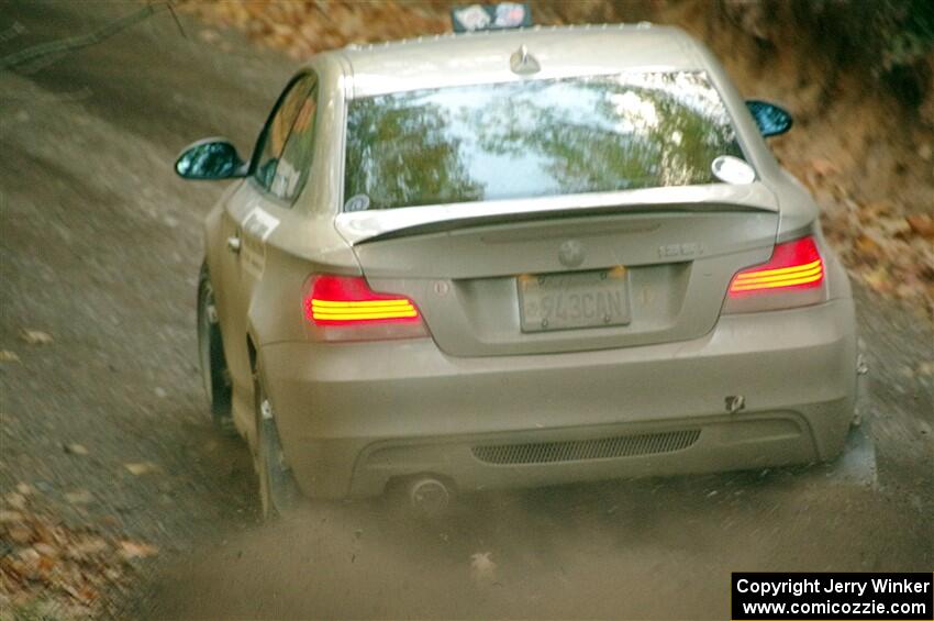 Mike Cadwell / Jimmy Veatch BMW 135i on SS14, Mount Marquette.