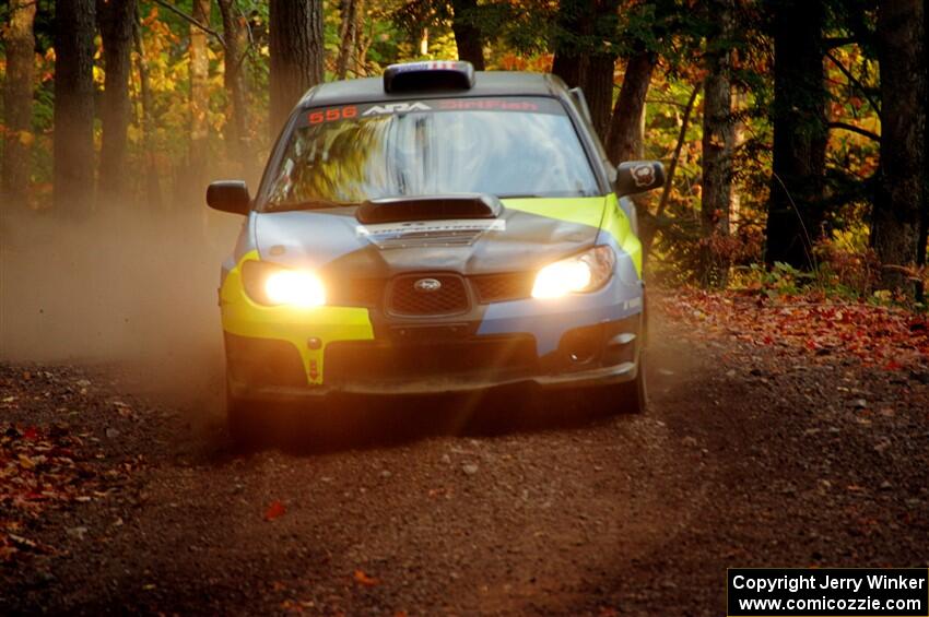 Colin Gleason / Quinn Trumbower Subaru Impreza 2.5RS on SS14, Mount Marquette.