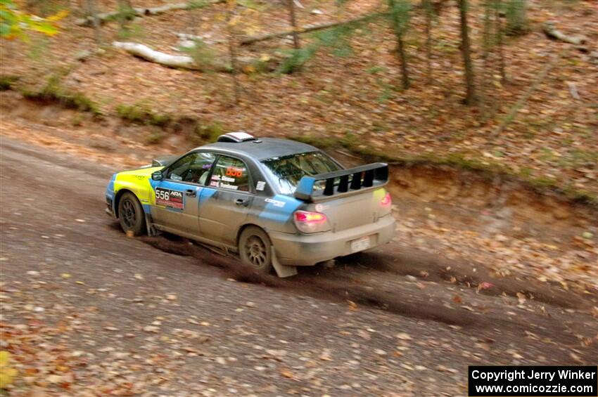 Colin Gleason / Quinn Trumbower Subaru Impreza 2.5RS on SS14, Mount Marquette.