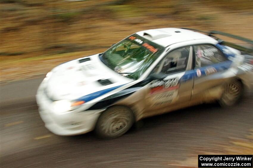 Brad Hayosh / Neil Moser Subaru WRX STi on SS14, Mount Marquette.