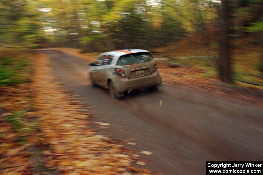 Matt Hoffman / Matt Pionk Chevy Sonic on SS14, Mount Marquette.